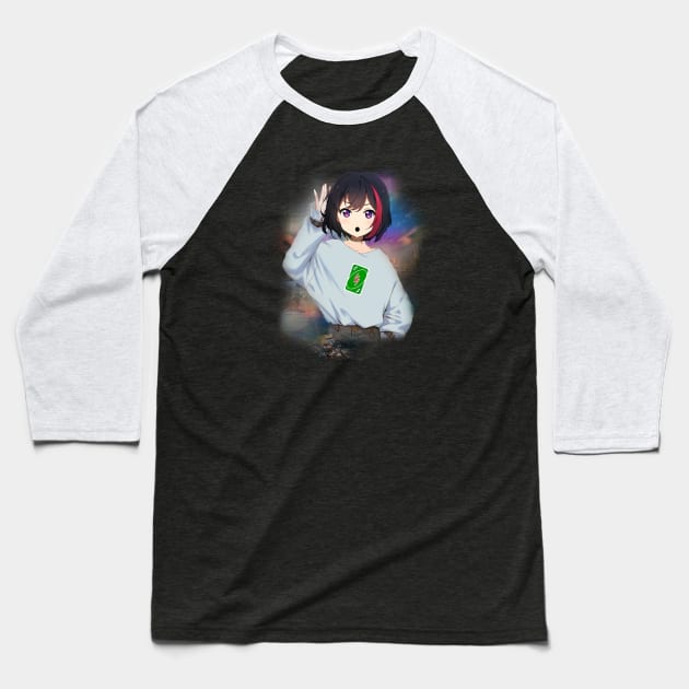 hentai haven uno revers card Baseball T-Shirt by Aish shop